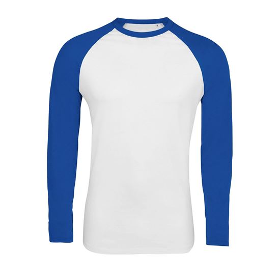 Picture of Camiseta de algodón M/L bicolor 5002942. 150 gr.