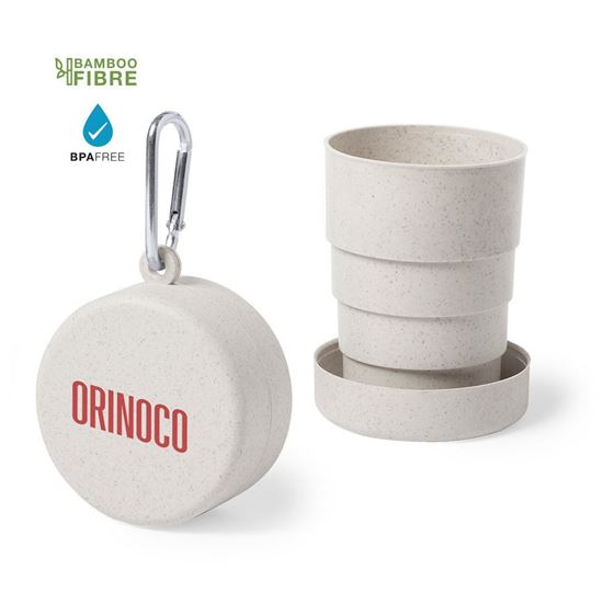 Foto de Vaso plegable de fibra de bambú 606472. Línea Eco