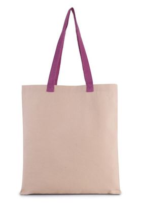 Foto de Bolsa de algodón asas en contraste 330277. NOVEDAD