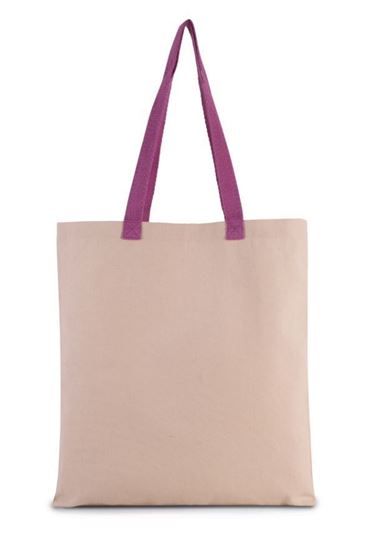 Foto de Bolsa de algodón asas en contraste 330277. NOVEDAD